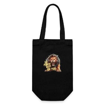 La force est en toi - Sac à bouteille - noir - Devant