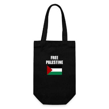 Palestine libre - Sac à bouteille - noir - Devant