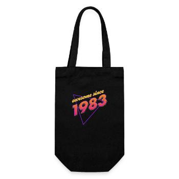 Rétro - Awesome since 1983 - Sac à bouteille - noir - Devant