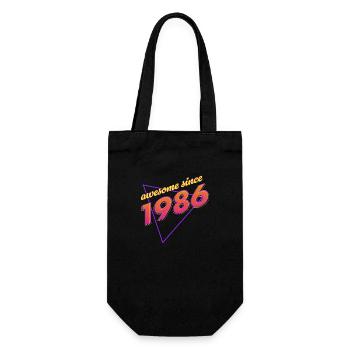 Rétro - Awesome since 1986 - Sac à bouteille - noir - Devant