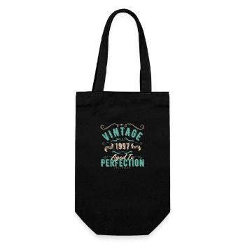 Vintage 1997 - 1997 Birthday Gift - Gift Bag for Bottles - black - Front