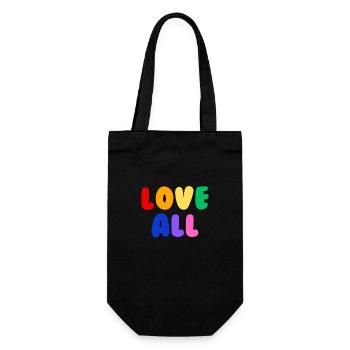Amour à tous Pride - Sac à bouteille - noir - Devant