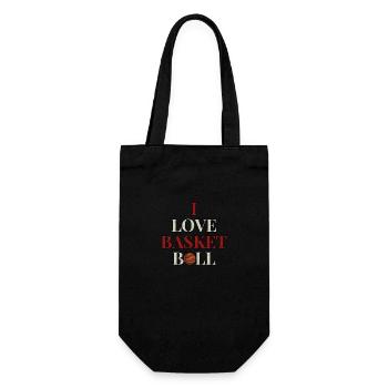 J’adore le Basketball Grunge - Sac à bouteille - noir - Devant