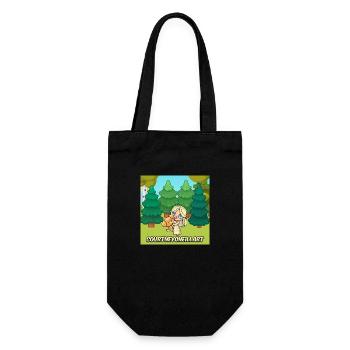 Courtneyoneillart & Best Friend - Gift Bag for Bottles - black - Front