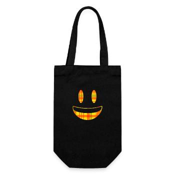 Smile - Gift Bag for Bottles - black - Front