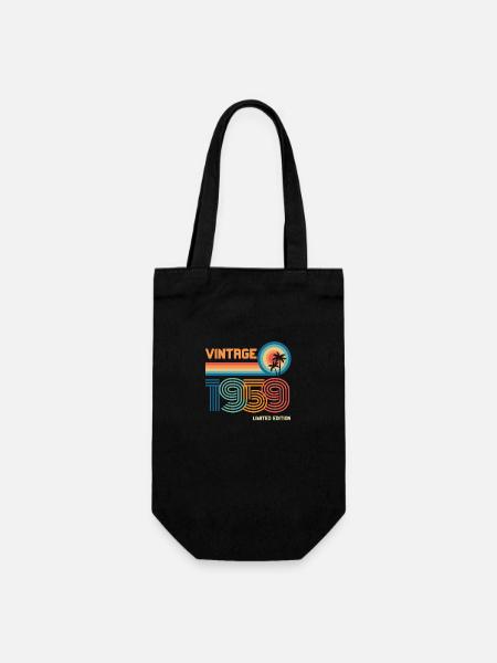 Vintage 1959 limited edition - Gift Bag for Bottles - black