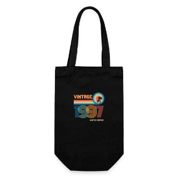 Jahrgang 1997 limitierte Auflage - Geschenkbeutel für Flaschen - Schwarz - Vorne