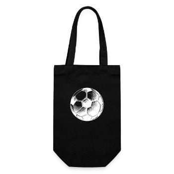 Football for football connoisseurs - Gift Bag for Bottles - black - Front