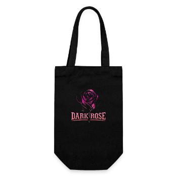 Blumen Frauen Frauenpower Design Kunst Weiblicher Stil - Geschenkbeutel für Flaschen - Schwarz - Vorne