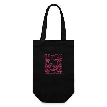Old but Gold Chill with the Yeti - Gift Bag for Bottles - black - Front