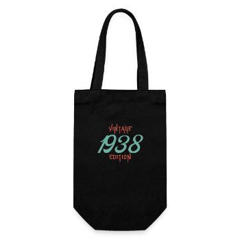 Jahrgang Ausgabe 1938 - Geschenkbeutel für Flaschen - Schwarz - Vorne