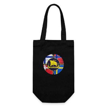 suède suède scandinavie le nord viking norvège - Sac à bouteille - noir - Devant