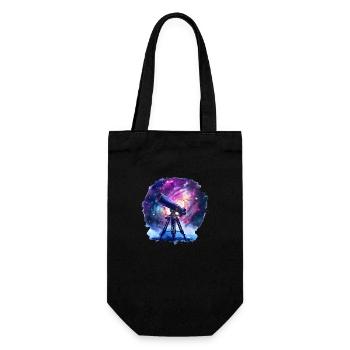 Discover the wonders of the cosmos - Gift Bag for Bottles - black - Front