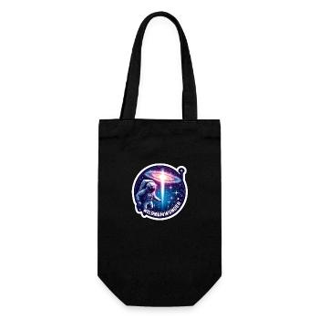 Astronaut Space Wonder - Gift Bag for Bottles - black - Front