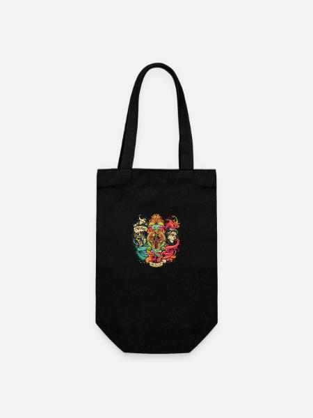Rébellion avec élégance - Sac à bouteille - noir