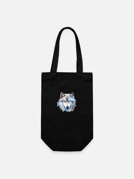 L’ du loup de Noël - Sac à bouteille - noir
