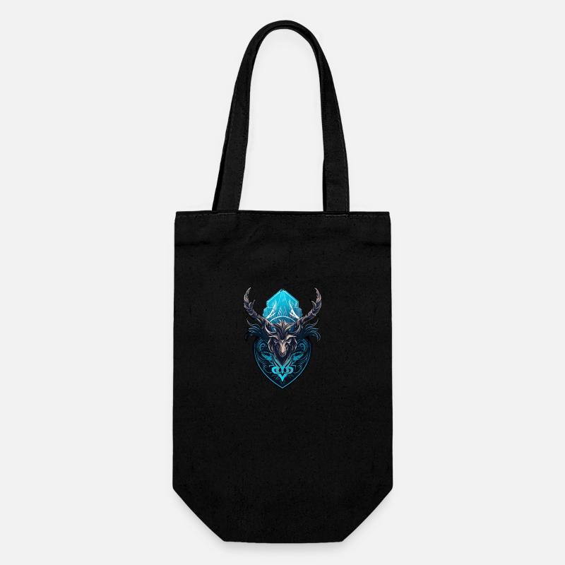 Orignal de givre - Sac à bouteille - noir