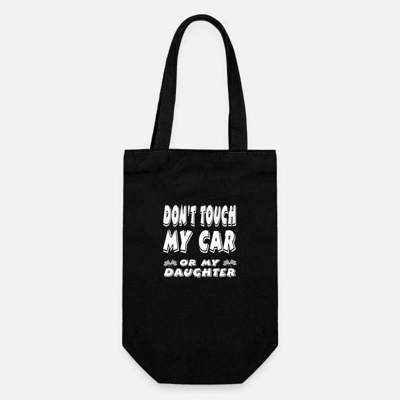 Auto - Geschenkbeutel für Flaschen - Schwarz