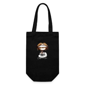 Cappuccino Lover - Gift Bag for Bottles - black - Front