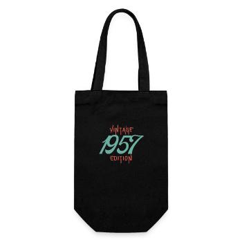 Vintage 1957 edition - Gift Bag for Bottles - black - Front