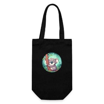 Koala heureux Koala Ours Koala - Sac à bouteille - noir - Devant