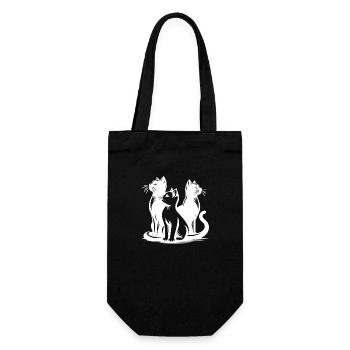 Chat, Chat, Chats, Animaux De Compagnie, Animal De Compagnie, Mignon, Animal, Animal De Compagnie - Sac à bouteille - noir - Devant