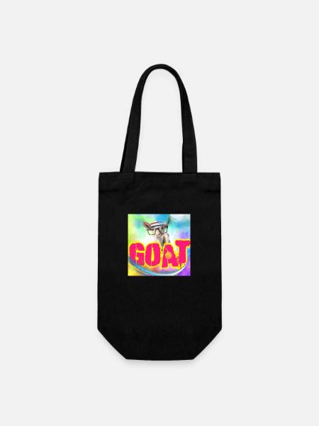 Kinderkollektion "GOAT" von ALLEYHOP - Geschenkbeutel für Flaschen - Schwarz