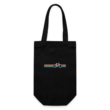 Vélo vintage rétro - Sac à bouteille - noir - Devant