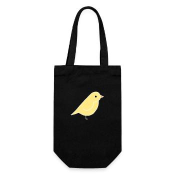 Animal, Bird, Animals, Symbol, Pet - Gift Bag for Bottles - black - Front