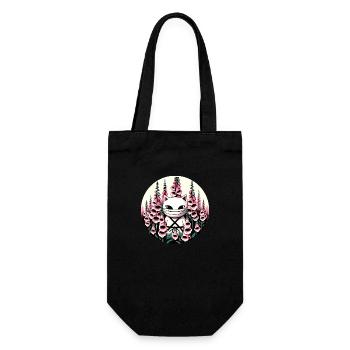 Ninja Cat - Gift Bag for Bottles - black - Front