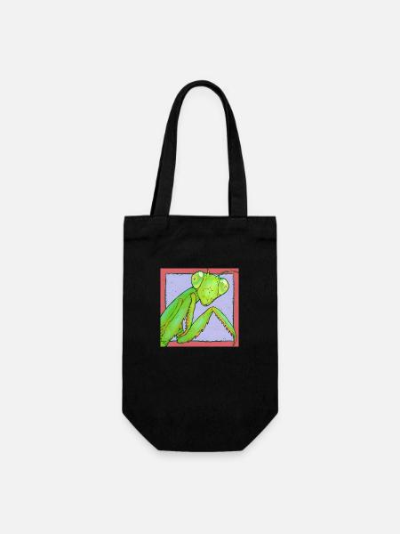 La mante religieuse - Sac à bouteille - noir
