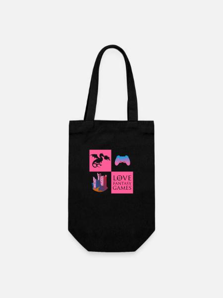 Jeux d’amour fantastique - Sac à bouteille - noir