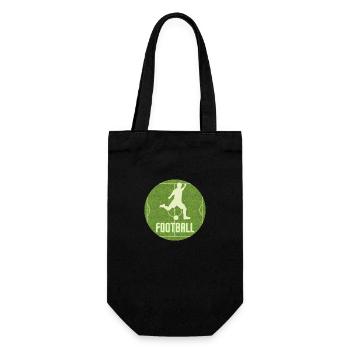 Football - Gift Bag for Bottles - black - Front