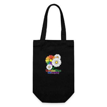 You can love anyone (pride2024) - Gift Bag for Bottles - black - Front
