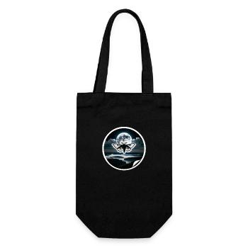 Papillon de nuit - Créatures de la nuit - Sac à bouteille - noir - Devant
