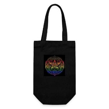 Magie queer : célébrer la diversité avec LGBTQ Pentag - Sac à bouteille - noir - Devant