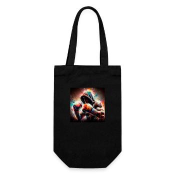 boxer - Gift Bag for Bottles - black - Front