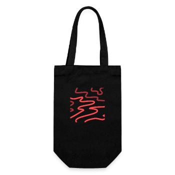 Abstract Kiln - Gift Bag for Bottles - black - Front