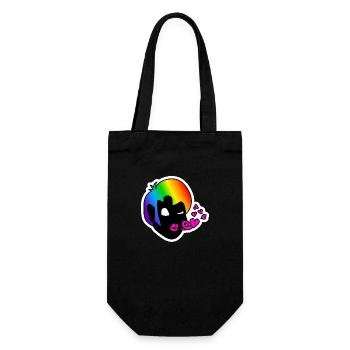 Blas den Kuss : Sticky Queer Pride - Geschenkbeutel für Flaschen - Schwarz - Vorne