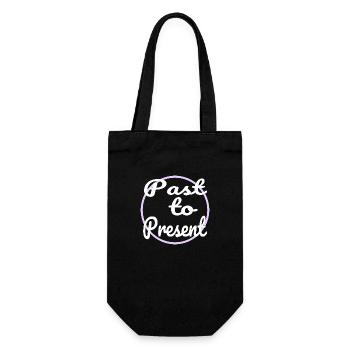 transformational change memory lane - Gift Bag for Bottles - black - Front