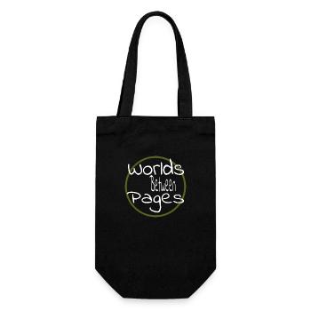 quote awesome reading lists literary community - Gift Bag for Bottles - black - Front
