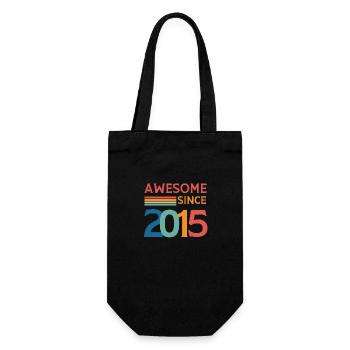 Awesome since 2015 - Sac à bouteille - noir - Devant