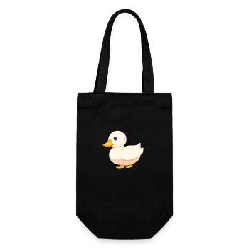 Bébé canard oie - Sac à bouteille - noir - Devant