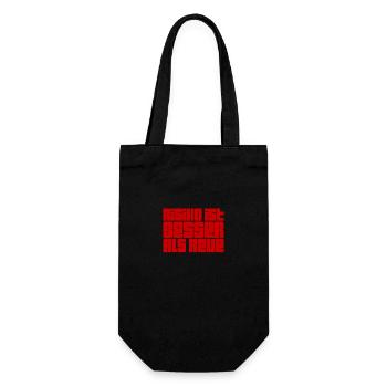 I don't regret anything - Gift Bag for Bottles - black - Front