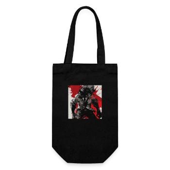 Werwolf - Geschenkbeutel für Flaschen - Schwarz - Vorne