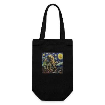 Van Gogh - Geschenkbeutel für Flaschen - Schwarz - Vorne