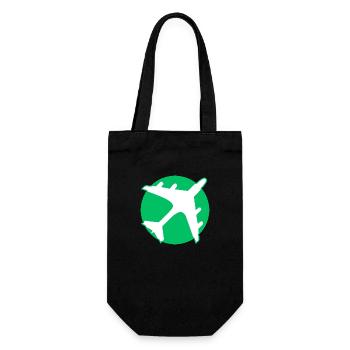 Air travel - Gift Bag for Bottles - black - Front