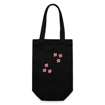 Fleurs Fleur Rose Plante Symbole Nature - Sac à bouteille - noir - Devant