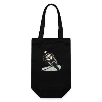 The motorcycle season has begun - Gift Bag for Bottles - black - Front