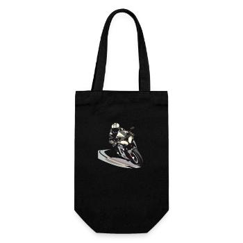 La moto comme élixir de vie - Sac à bouteille - noir - Devant